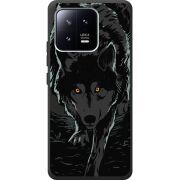 Черный чехол BoxFace Xiaomi 13 Wolf