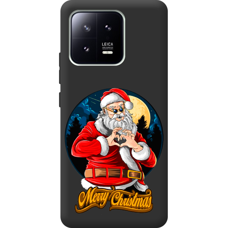 Черный чехол BoxFace Xiaomi 13 Cool Santa