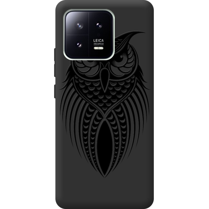 Черный чехол BoxFace Xiaomi 13 Owl