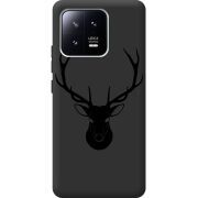 Черный чехол BoxFace Xiaomi 13 Deer