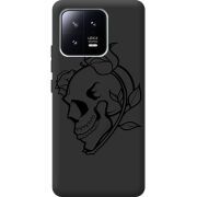 Черный чехол BoxFace Xiaomi 13 Skull and Roses