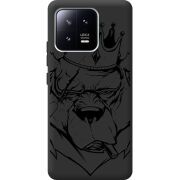 Черный чехол BoxFace Xiaomi 13 Bear King