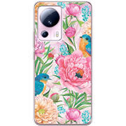 Чехол BoxFace Xiaomi 13 Lite Birds in Flowers