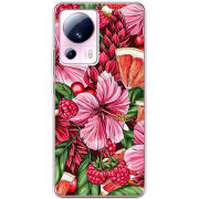 Чехол BoxFace Xiaomi 13 Lite Tropical Flowers