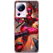 Чехол BoxFace Xiaomi 13 Lite Woman Deadpool