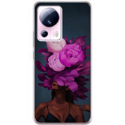 Чехол BoxFace Xiaomi 13 Lite Exquisite Purple Flowers