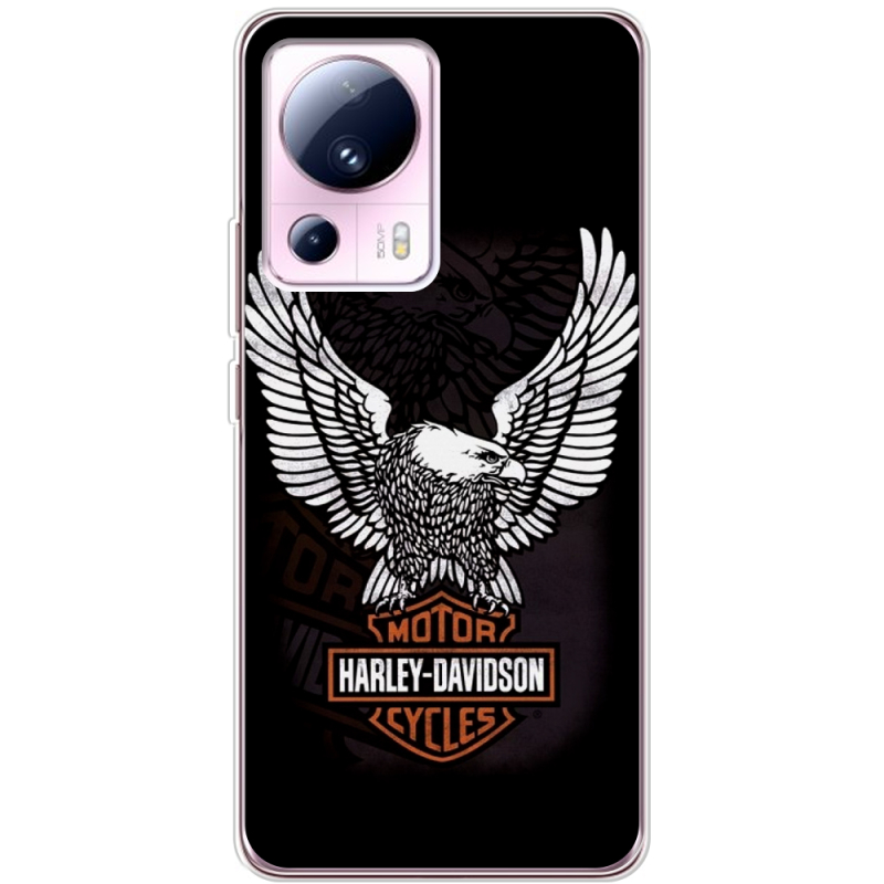 Чехол BoxFace Xiaomi 13 Lite Harley Davidson and eagle