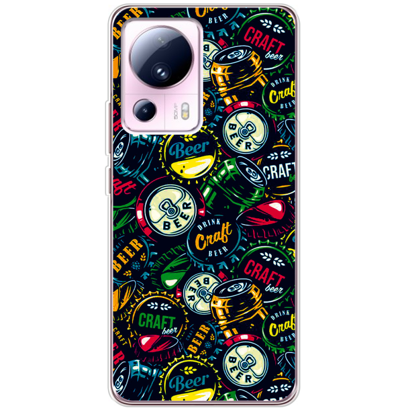 Чехол BoxFace Xiaomi 13 Lite Bottle Caps