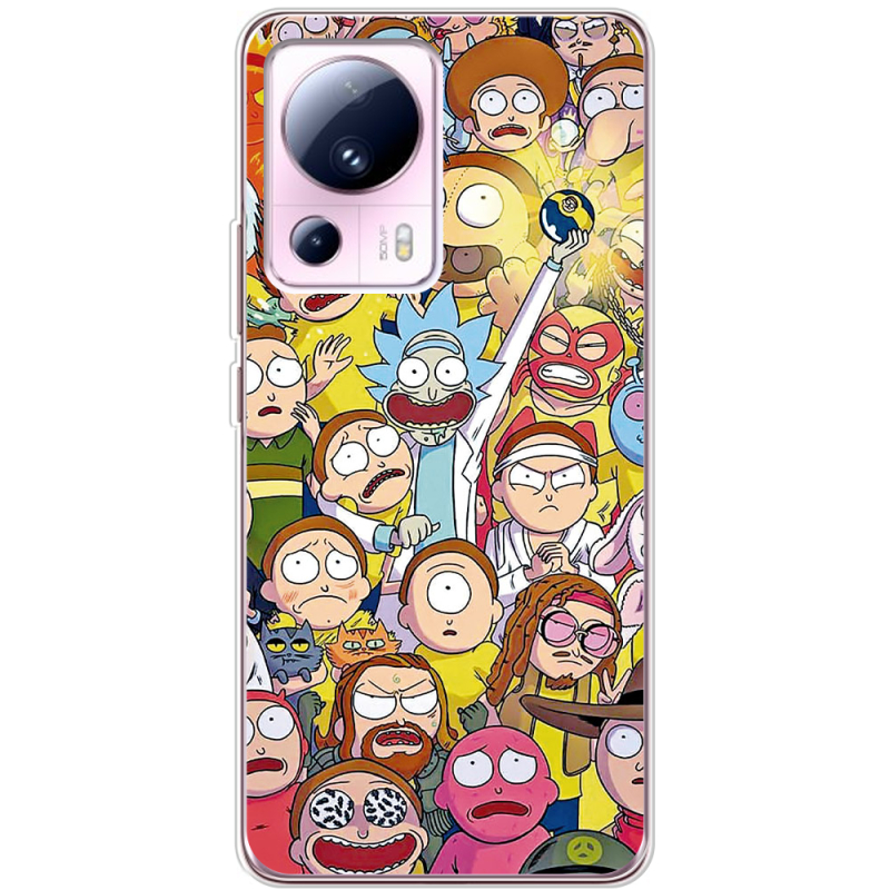 Чехол BoxFace Xiaomi 13 Lite Rick and Morty