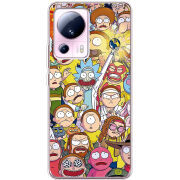 Чехол BoxFace Xiaomi 13 Lite Rick and Morty
