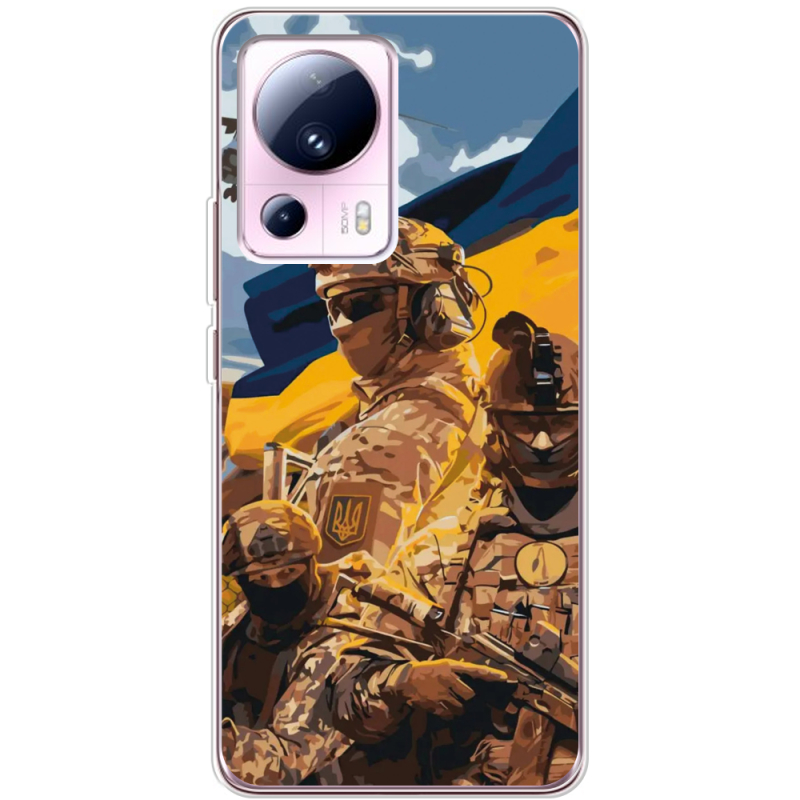 Чехол BoxFace Xiaomi 13 Lite Воїни ЗСУ