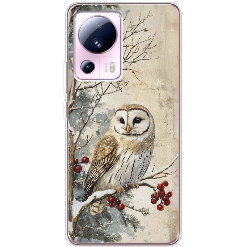 Чехол BoxFace Xiaomi 13 Lite Christmas Owl