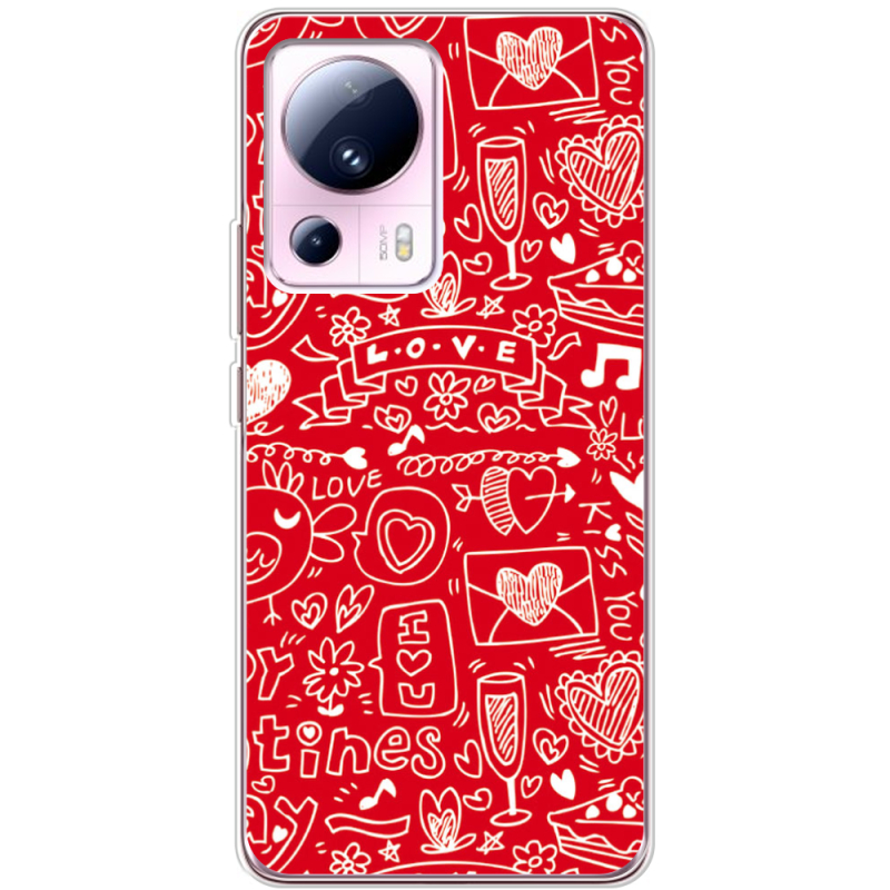 Чехол BoxFace Xiaomi 13 Lite Happy Valentines