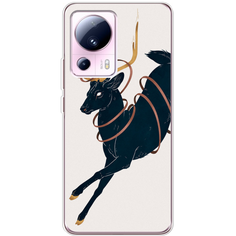 Чехол BoxFace Xiaomi 13 Lite Black Deer