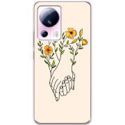 Чехол BoxFace Xiaomi 13 Lite Flower Hands