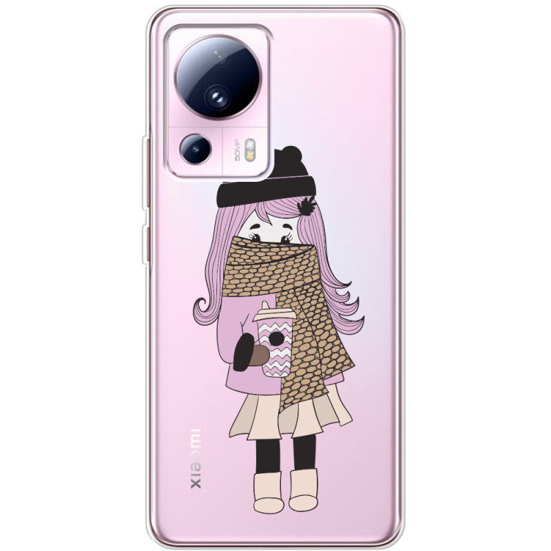 Прозрачный чехол BoxFace Xiaomi 13 Lite Winter Morning Girl