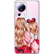 Прозрачный чехол BoxFace Xiaomi 13 Lite Mouse Girls