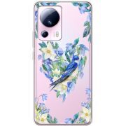 Прозрачный чехол BoxFace Xiaomi 13 Lite Spring Bird