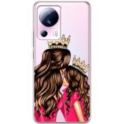 Прозрачный чехол BoxFace Xiaomi 13 Lite Queen and Princess