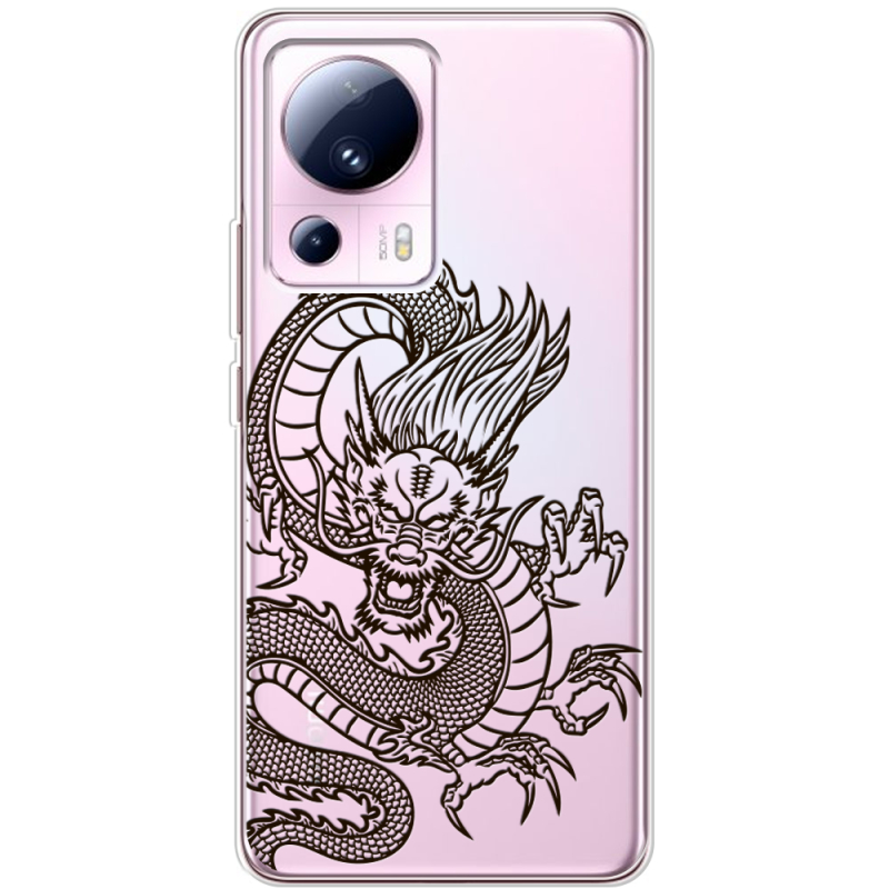 Прозрачный чехол BoxFace Xiaomi 13 Lite Chinese Dragon