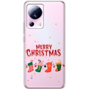 Прозрачный чехол BoxFace Xiaomi 13 Lite Merry Christmas