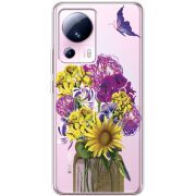 Прозрачный чехол BoxFace Xiaomi 13 Lite My Bouquet