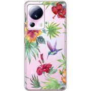 Прозрачный чехол BoxFace Xiaomi 13 Lite Tropical