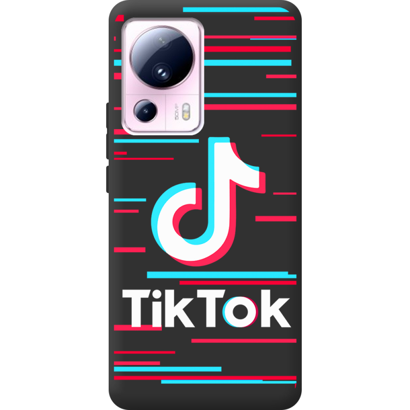 Черный чехол BoxFace Xiaomi 13 Lite Tik Tok