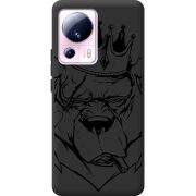 Черный чехол BoxFace Xiaomi 13 Lite Bear King