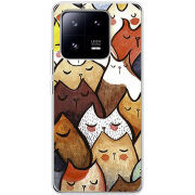 Чехол BoxFace Xiaomi 13 Pro Sleepy Cats