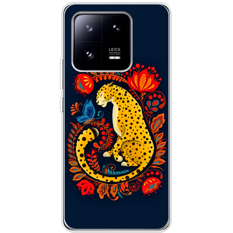 Чехол BoxFace Xiaomi 13 Pro Petrykivka Leopard