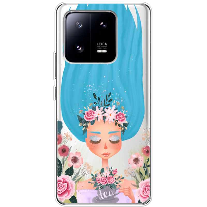 Прозрачный чехол BoxFace Xiaomi 13 Pro Blue Hair