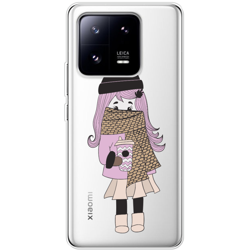 Прозрачный чехол BoxFace Xiaomi 13 Pro Winter Morning Girl