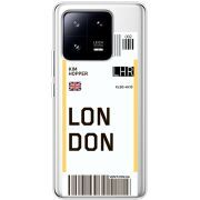 Прозрачный чехол BoxFace Xiaomi 13 Pro Ticket London