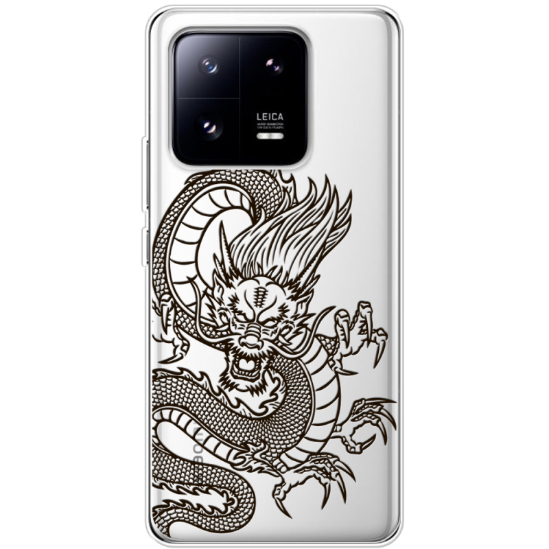 Прозрачный чехол BoxFace Xiaomi 13 Pro Chinese Dragon