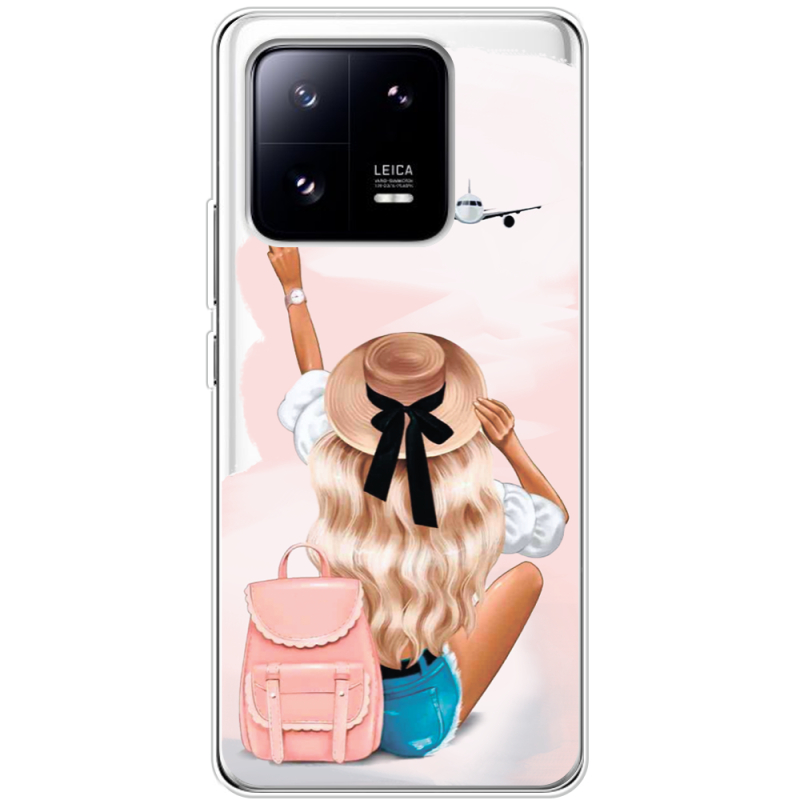 Прозрачный чехол BoxFace Xiaomi 13 Pro Travel Girl