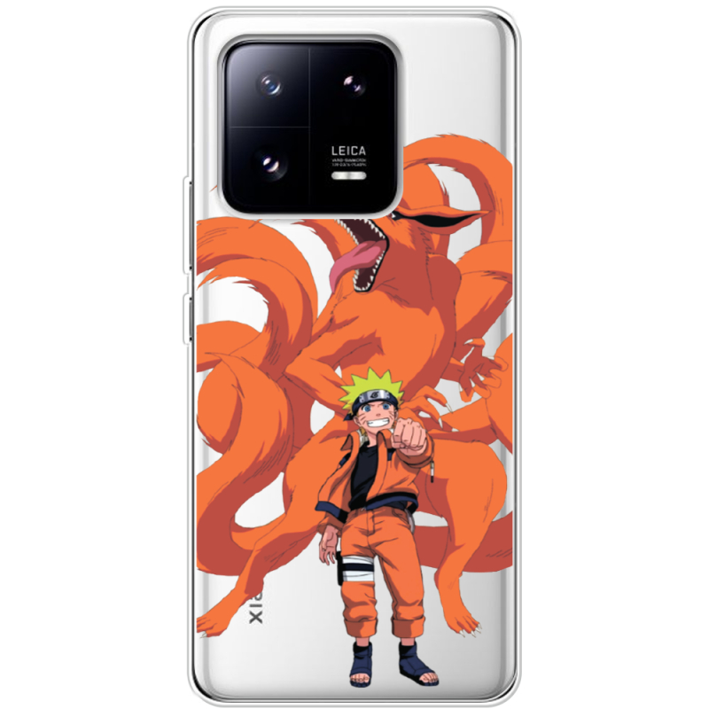 Прозрачный чехол BoxFace Xiaomi 13 Pro Naruto and Kurama