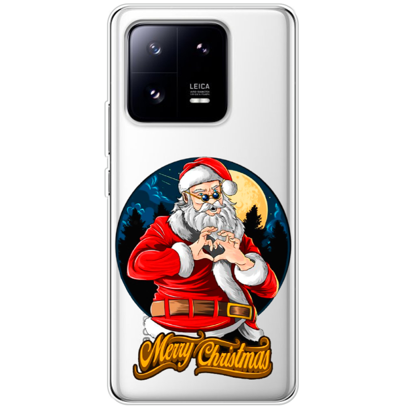 Прозрачный чехол BoxFace Xiaomi 13 Pro Cool Santa