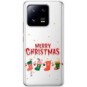 Прозрачный чехол BoxFace Xiaomi 13 Pro Merry Christmas