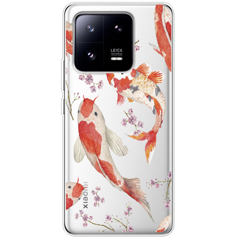 Прозрачный чехол BoxFace Xiaomi 13 Pro Japanese Koi Fish