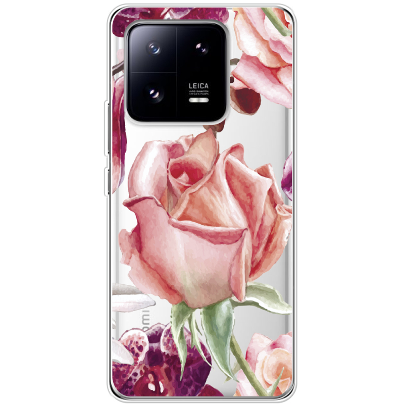 Прозрачный чехол BoxFace Xiaomi 13 Pro Rose