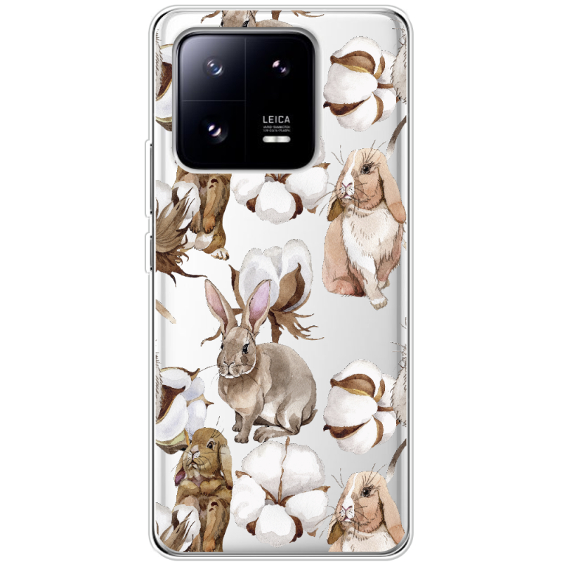 Прозрачный чехол BoxFace Xiaomi 13 Pro Cotton and Rabbits