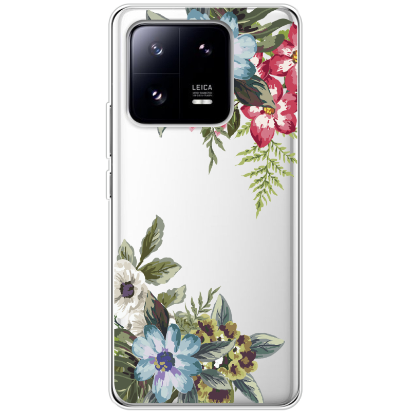 Прозрачный чехол BoxFace Xiaomi 13 Pro Floral