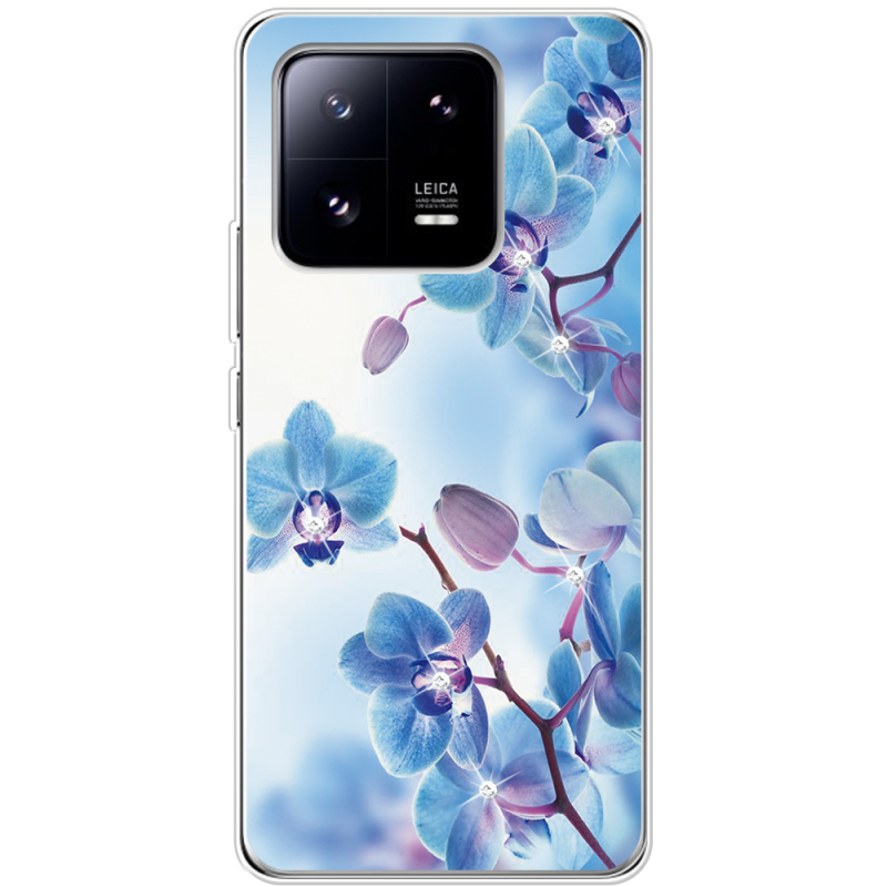 Чехол BoxFace со стразами Xiaomi 13 Pro Orchids