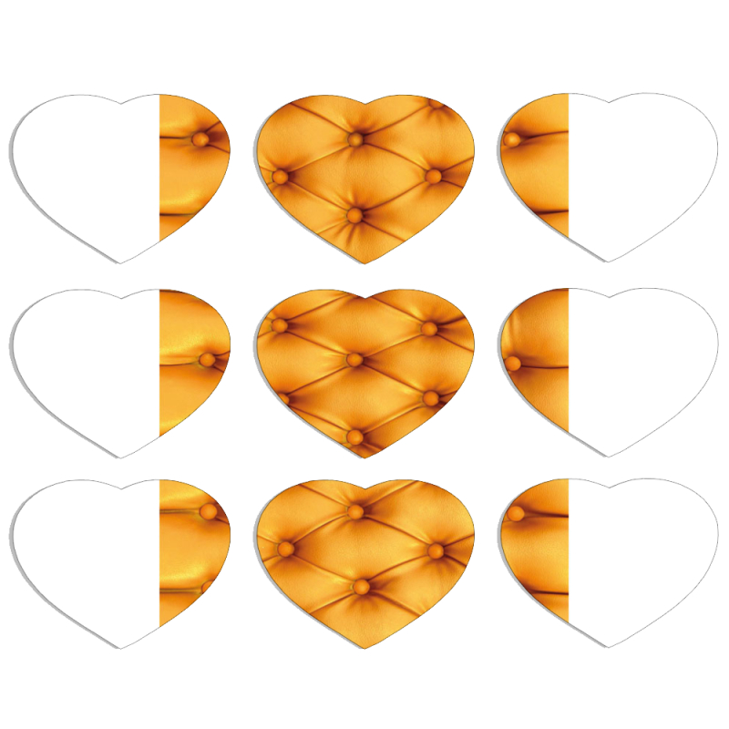 Магнитные фотопазлы Сердце 50 на 50 набор 9 штук 