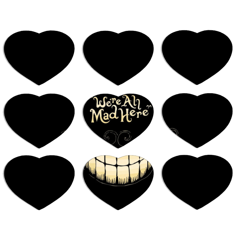 Магнитные фотопазлы Сердце 50 на 50 набор 9 штук 