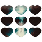 Магнитные фотопазлы Сердце 50 на 50 набор 9 штук 