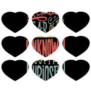 Магнитные фотопазлы Сердце 50 на 50 набор 9 штук 