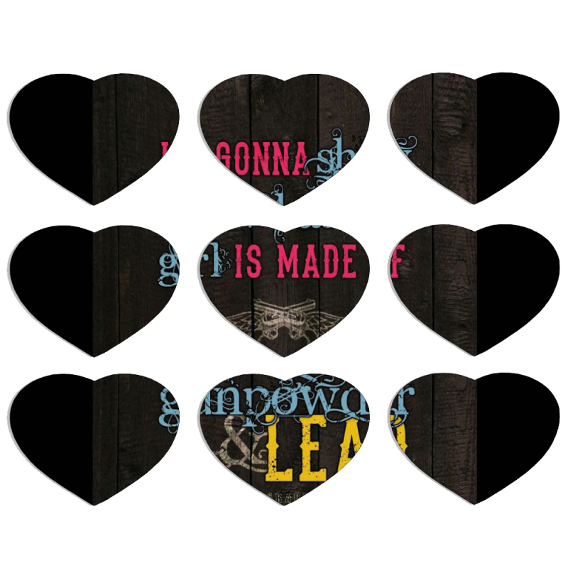 Магнитные фотопазлы Сердце 50 на 50 набор 9 штук 