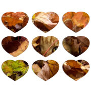 Магнитные фотопазлы Сердце 50 на 50 набор 9 штук 